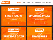 Tablet Screenshot of hawa.pl